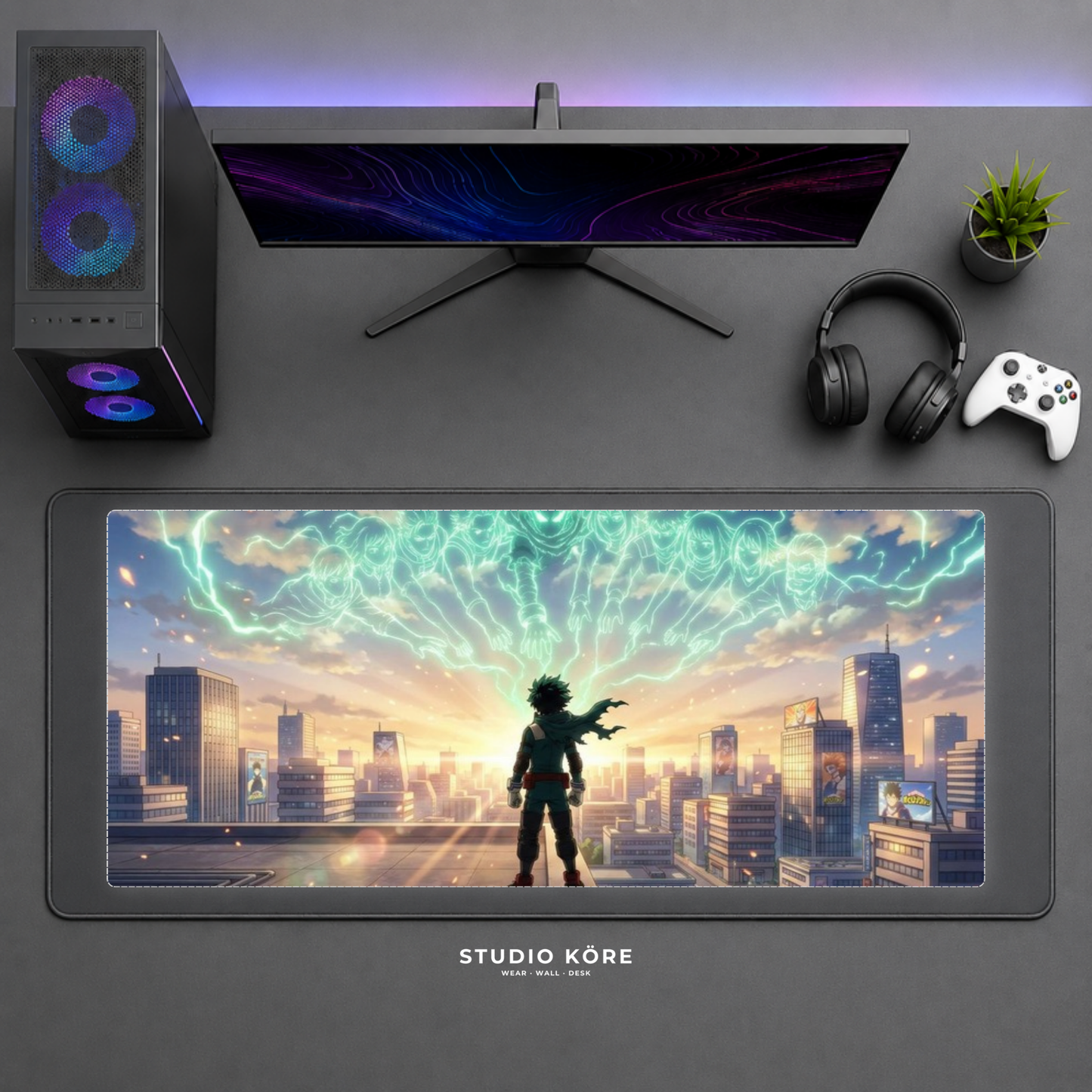 Mousepad Gamer XL My Hero Academia diseño 4