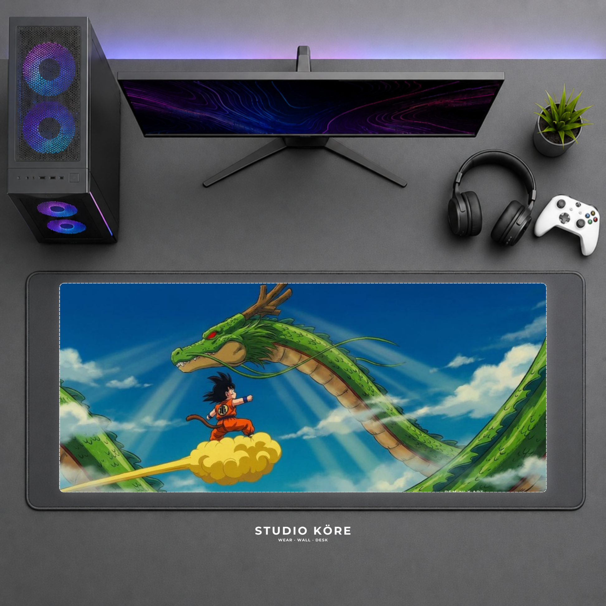 Mousepad Gamer XL Dragon Ball diseño 4