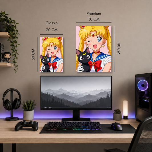 Poster Metalizado Sailor Moon Diseño 4