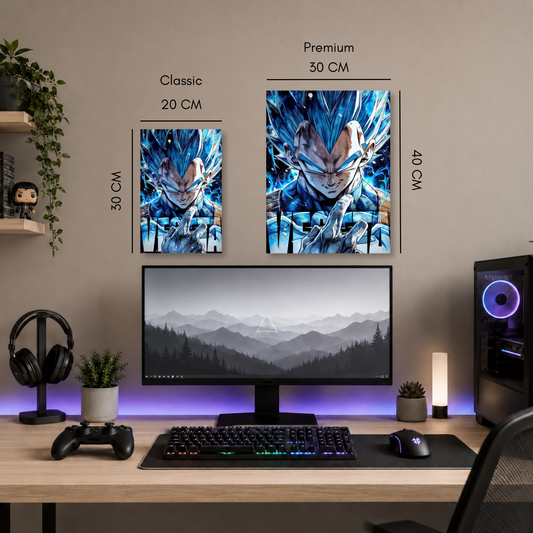 Poster Metalizado Dragon Ball Diseño 5 - Cuadro Decorativo Anime en Aluminio