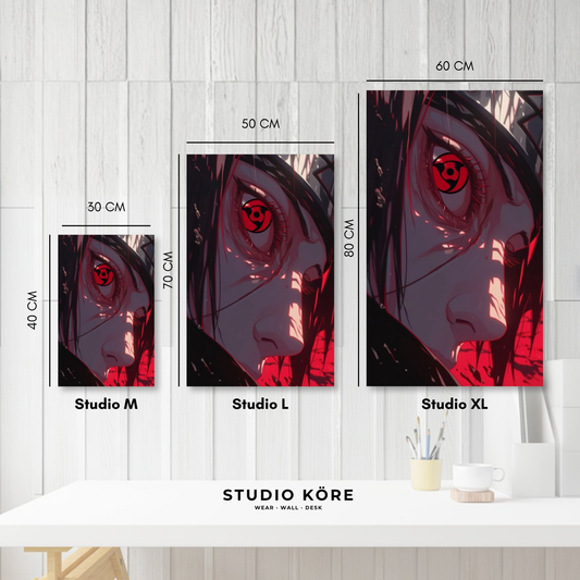 Cuadro decorativo vinilo adhesivo Naruto diseño 5