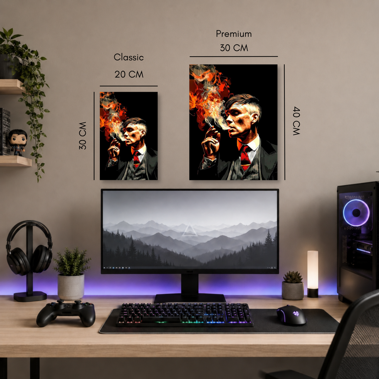 Poster Metalizado Peaky Blinders Diseño 5