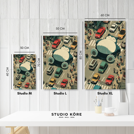Cuadro decorativo vinilo adhesivo Pokémon diseño 5
