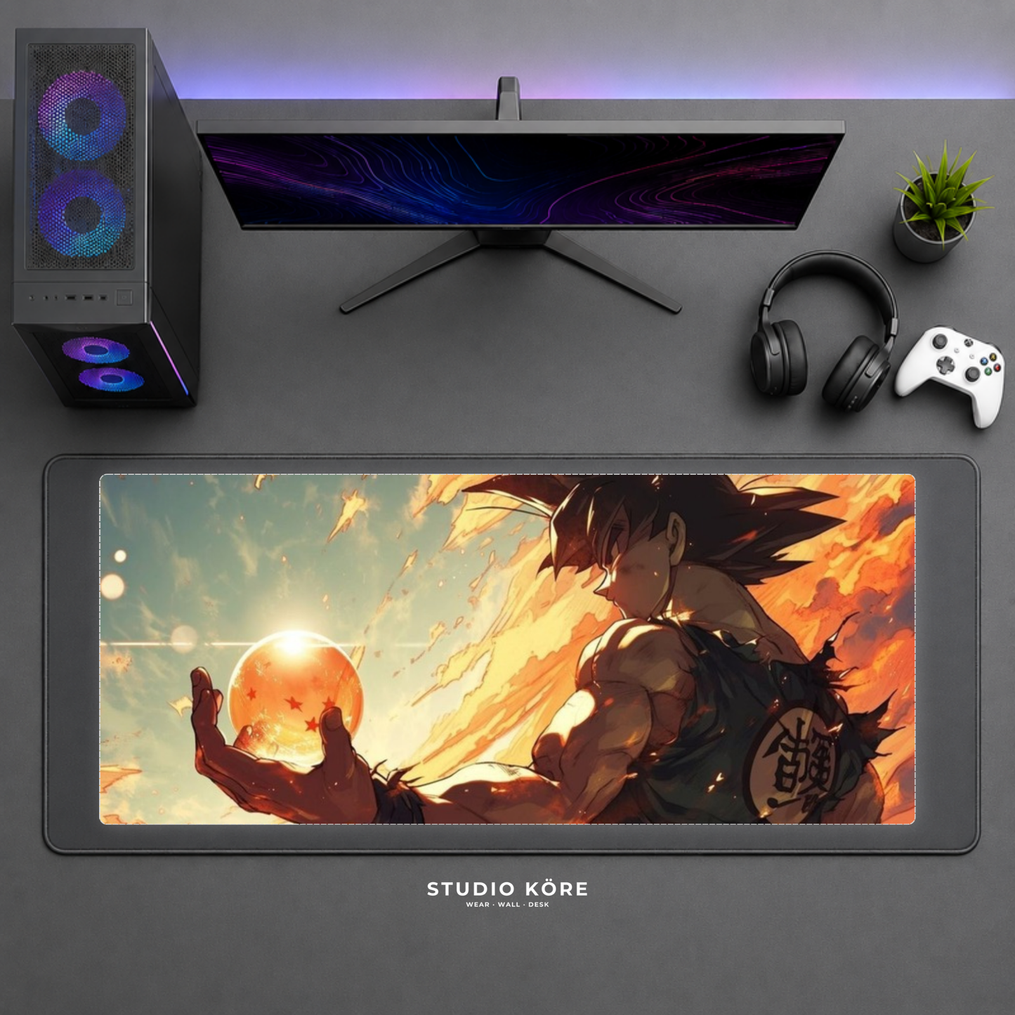 Mousepad Gamer XL Dragon Ball diseño 5