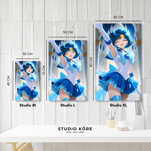 Cuadro decorativo vinilo adhesivo Sailor Moon diseño 5