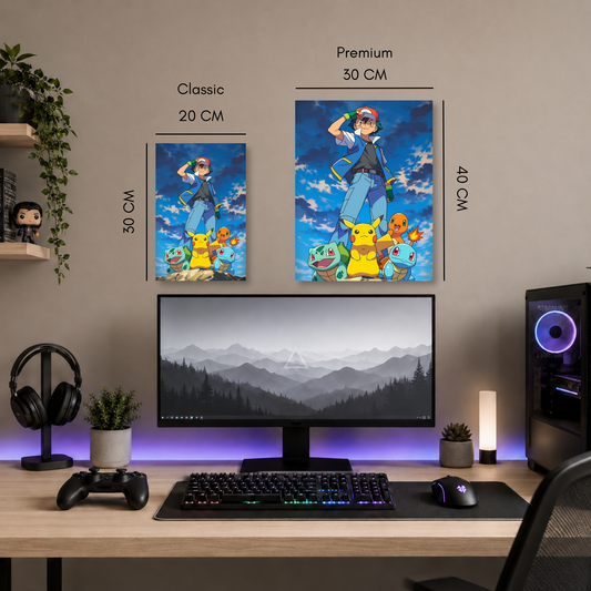 Poster Metalizado Pokémon Diseño 5