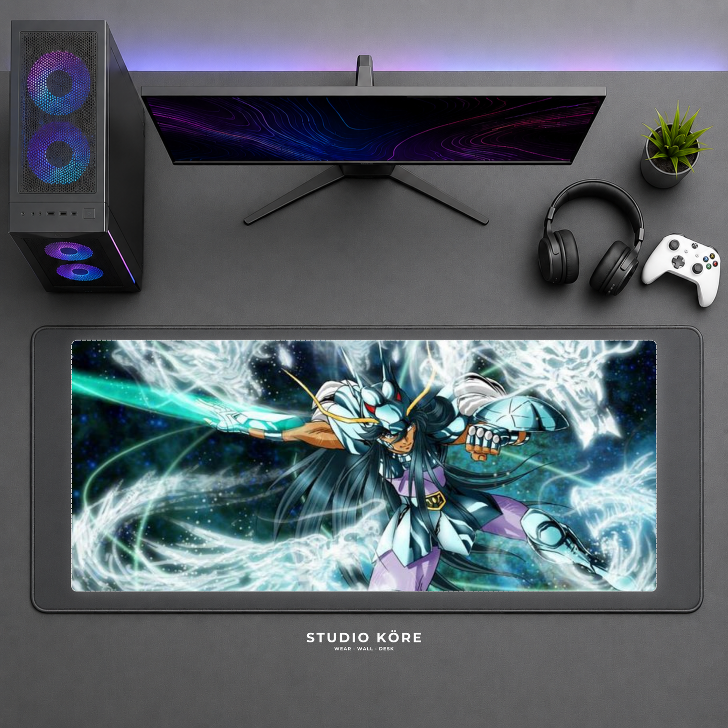 Mousepad Gamer XL Caballeros del Zodiaco Diseño 6