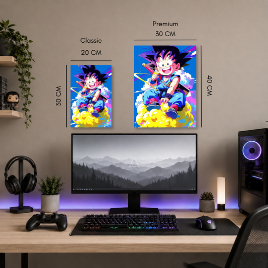 Poster Metalizado Dragon Ball Diseño 6 - Cuadro Decorativo Anime en Aluminio