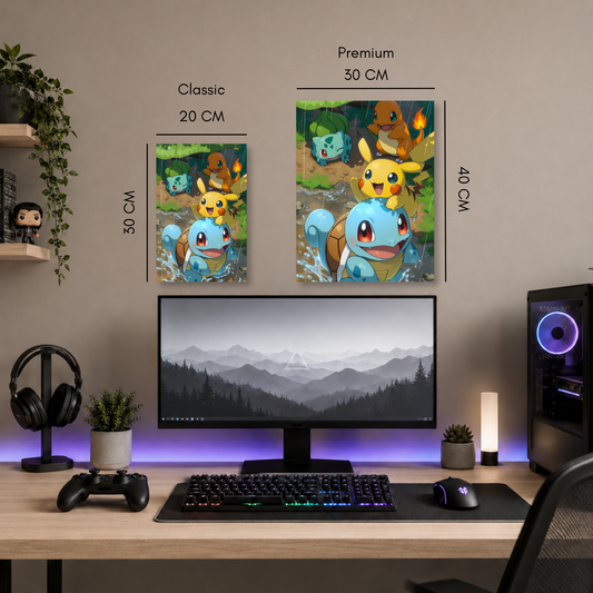 Poster Metalizado Pokémon Diseño 6