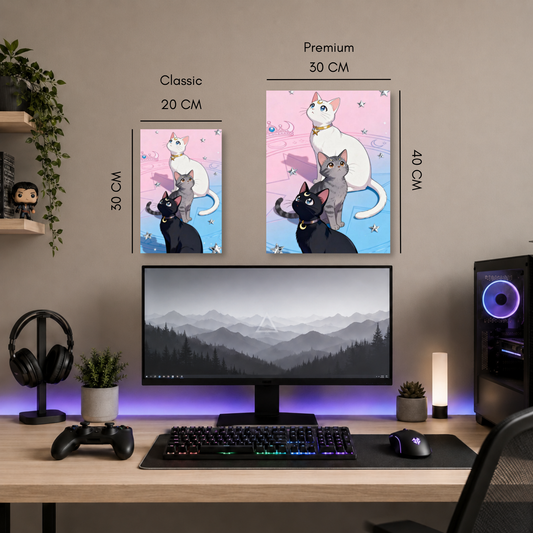 Poster Metalizado Sailor Moon Diseño 6
