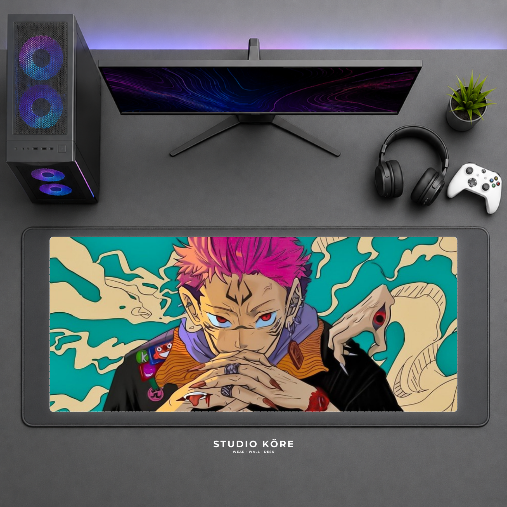 Mousepad Gamer XL Jujutsu Kaisen diseño 7