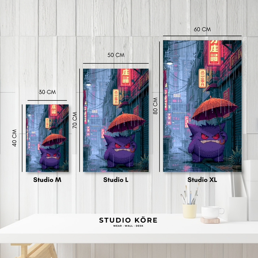 Cuadro decorativo vinilo adhesivo Pokémon diseño 7