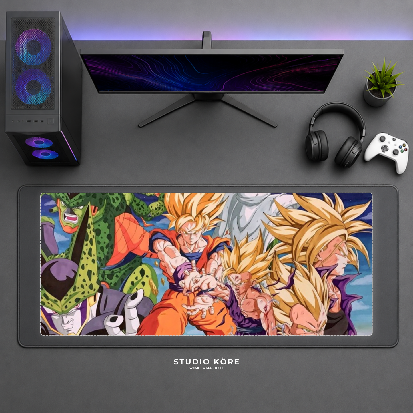 Mousepad Gamer XL Dragon Ball diseño 7