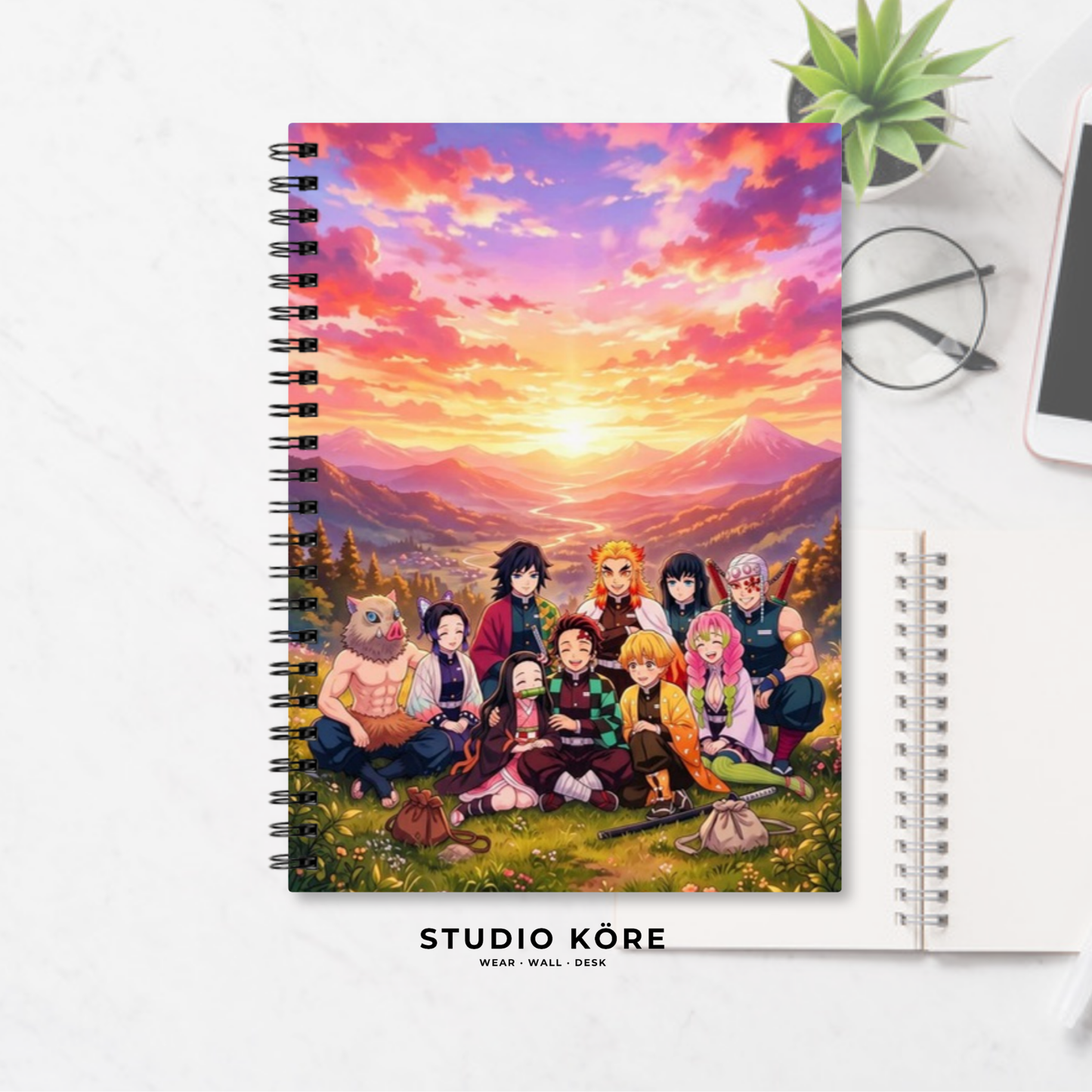 Agenda Personalizada Demon Slayer Diseño 7