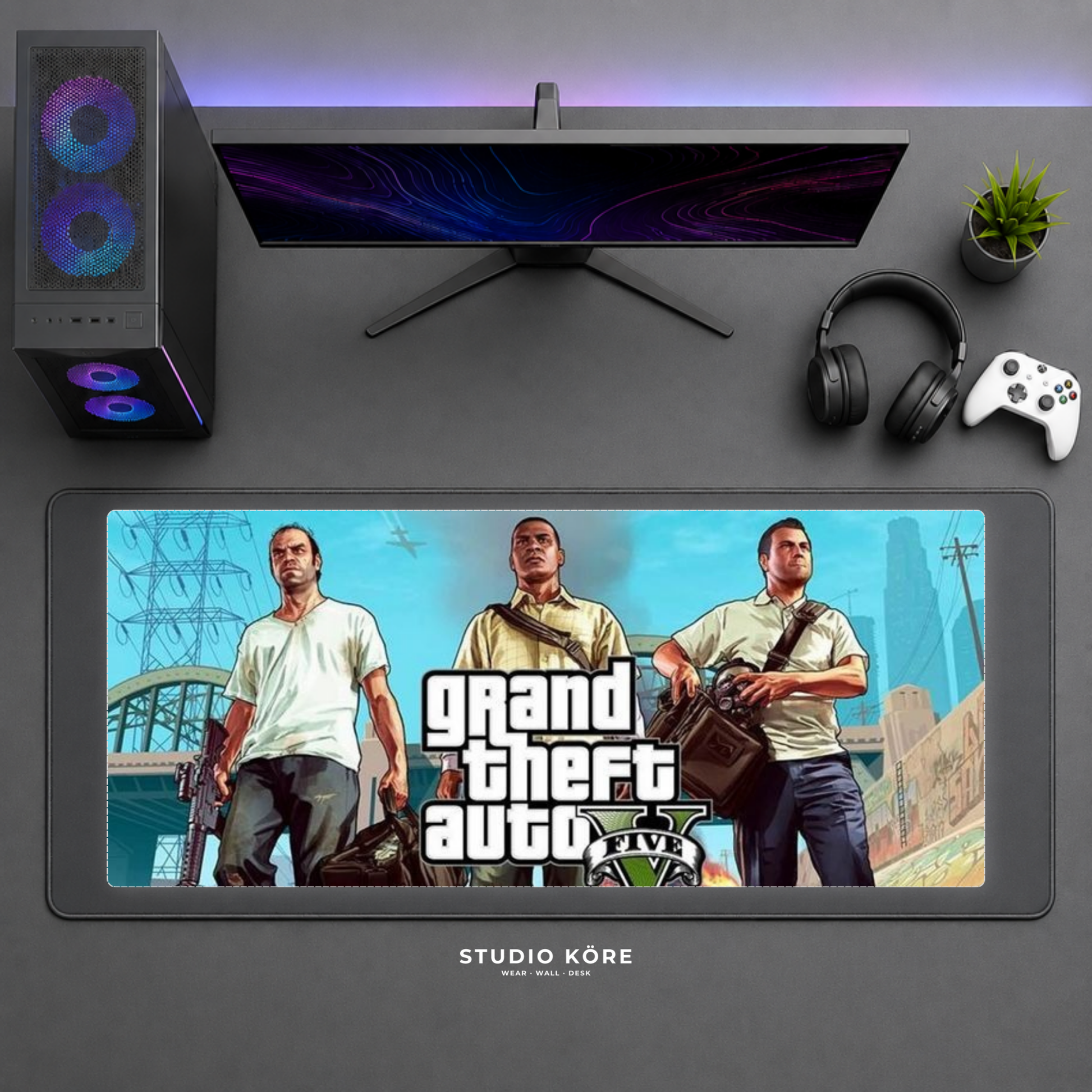Mousepad Gamer GTA Diseño 7