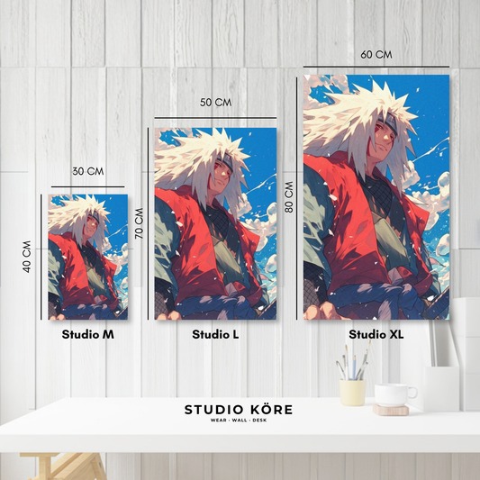 Cuadro decorativo vinilo adhesivo Naruto diseño 8