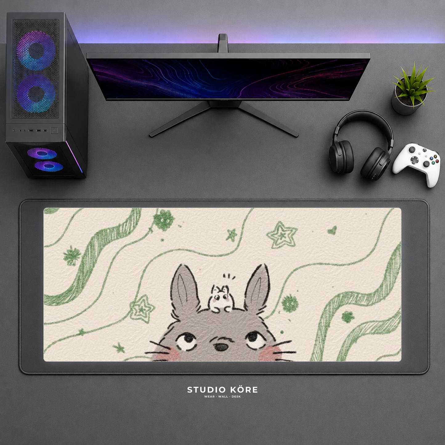 Mousepad Gamer XL Studio Ghibli Diseño 8