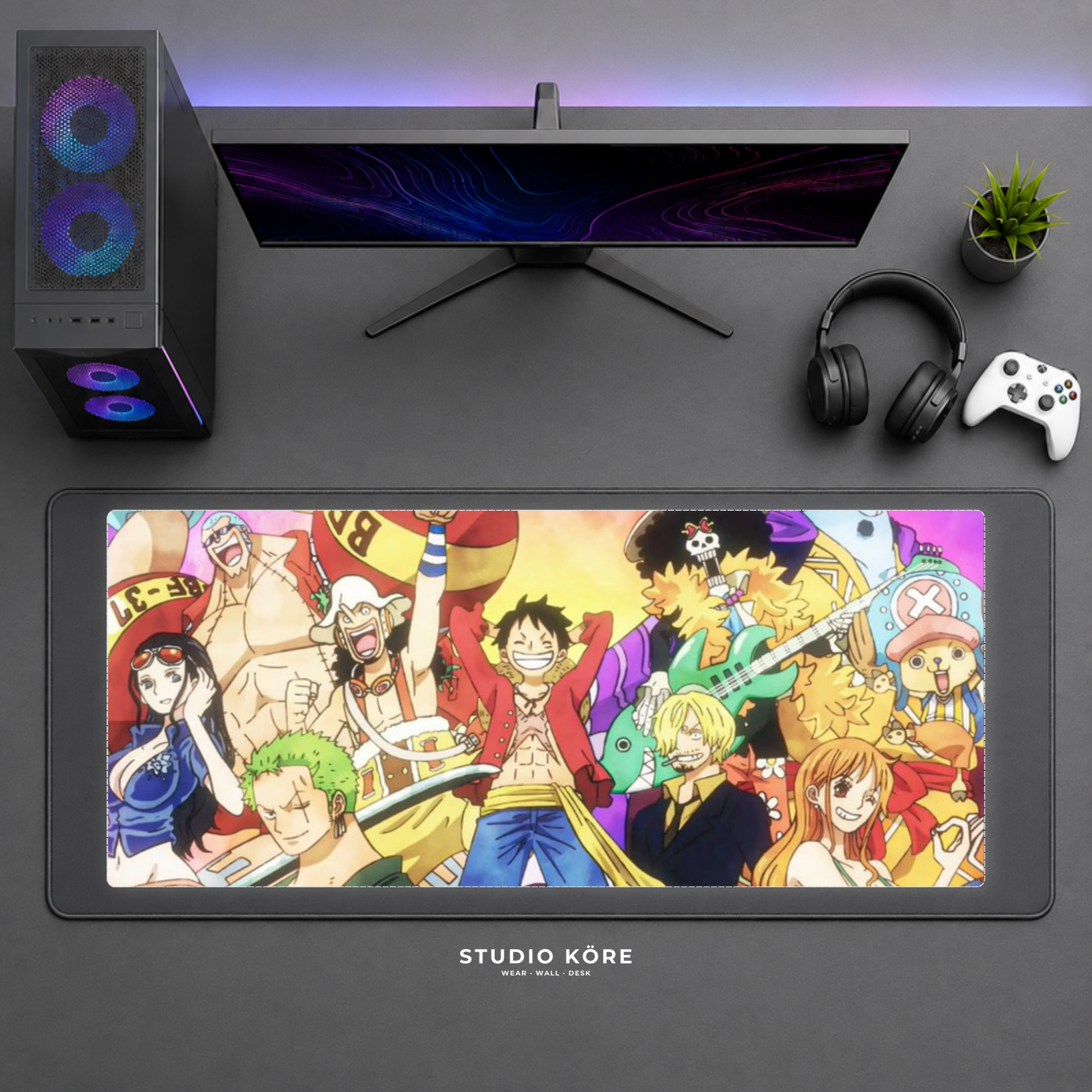Mousepad Gamer XL One Piece diseño 8