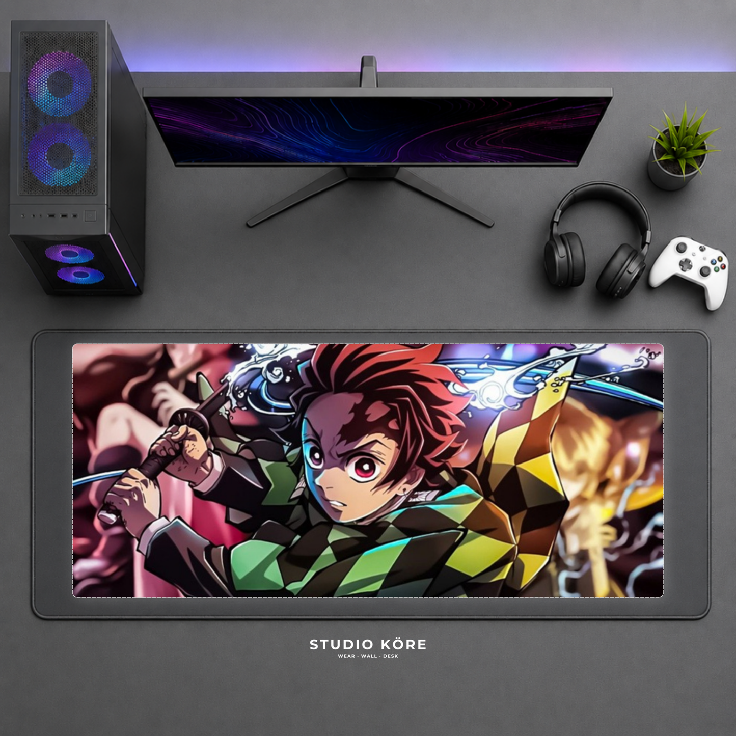 Mousepad Gamer XL Demon Slayer diseño 8