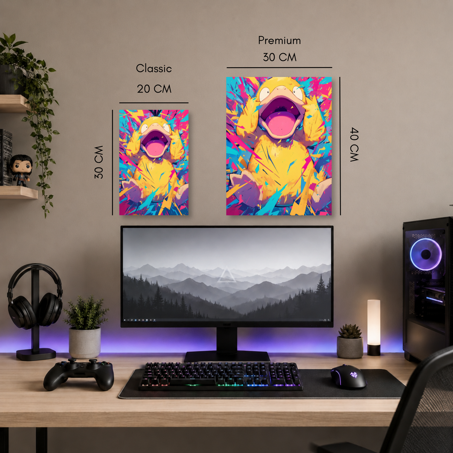 Poster Metalizado Pokémon Diseño 8