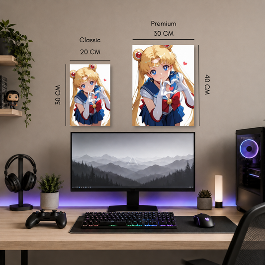 Poster Metalizado Sailor Moon Diseño 8