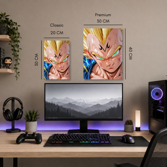 Poster Metalizado Dragon Ball Diseño 9 - Cuadro Decorativo Anime en Aluminio