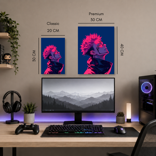 Poster Metalizado Jujutsu Kaisen Diseño 9 - Cuadro Decorativo Anime en Aluminio