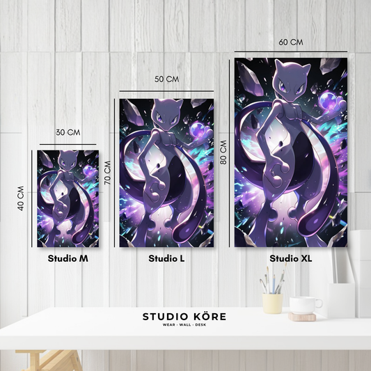 Cuadro decorativo vinilo adhesivo Pokémon diseño 9