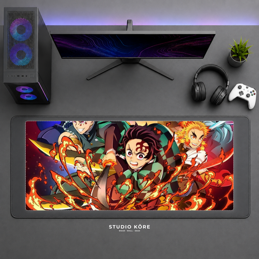 Mousepad Gamer XL Demon Slayer diseño 9