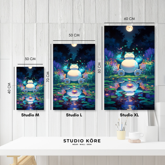 Cuadro decorativo vinilo adhesivo Pokémon diseño 10