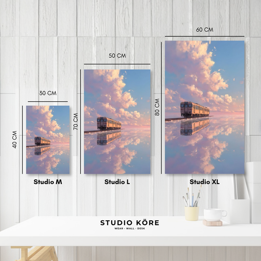 Cuadro decorativo vinilo adhesivo Studio Ghibli diseño 10