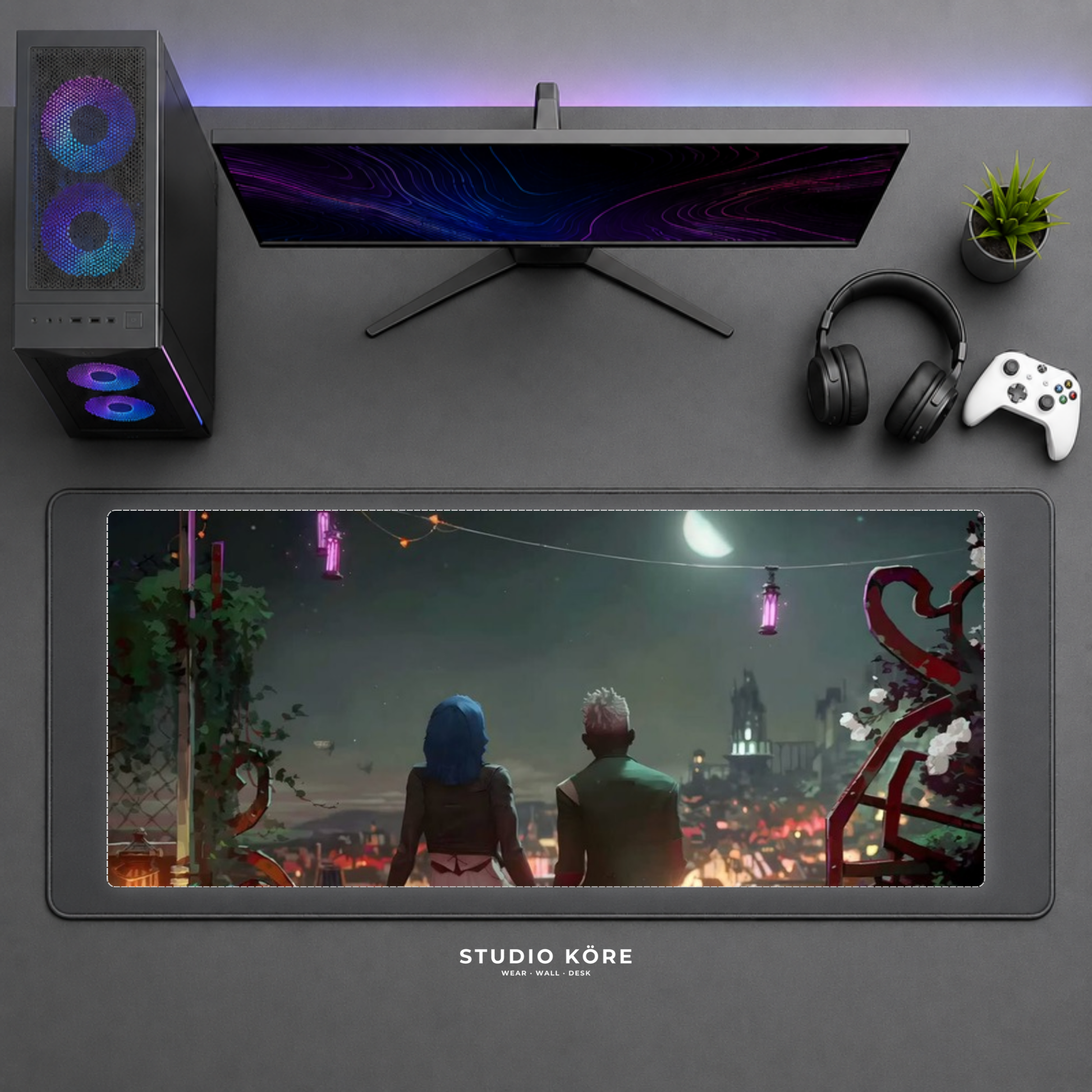 Mousepad Gamer League of Legends Arcane Diseño 10