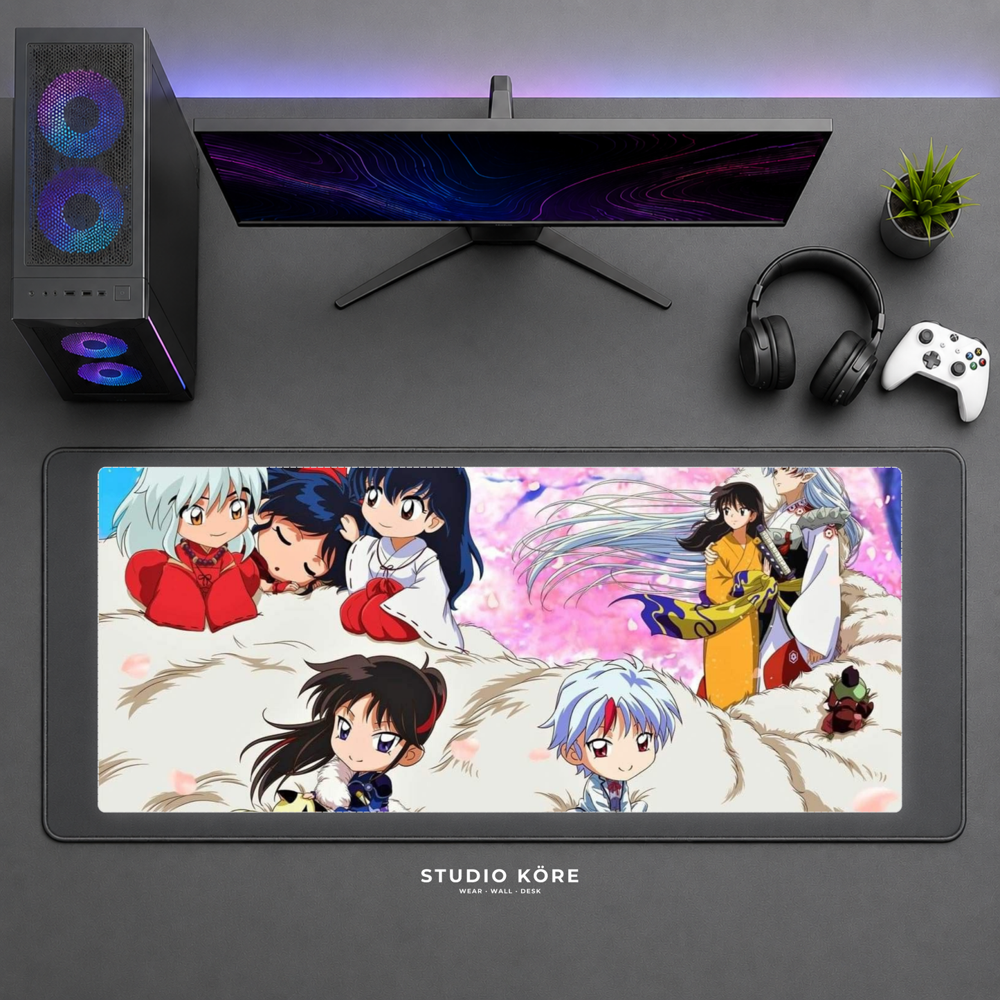 Mousepad Gamer XL Inuyasha Diseño 10