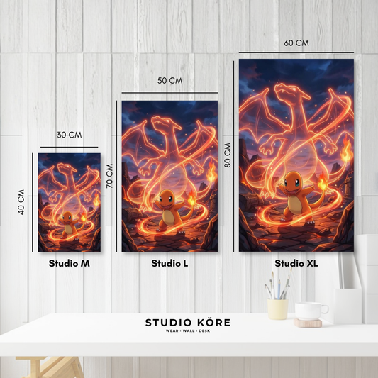 Cuadro decorativo vinilo adhesivo Pokémon diseño 11