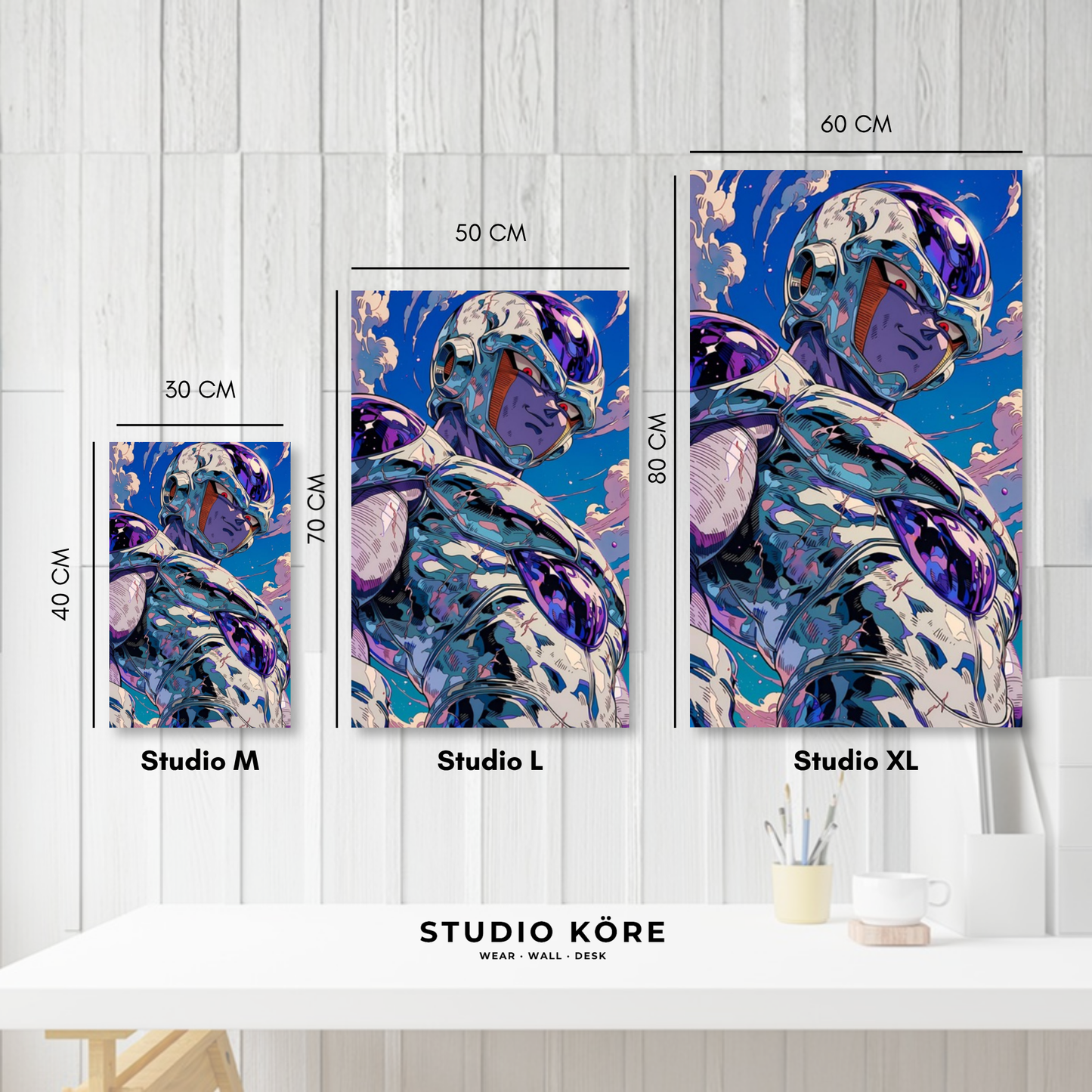 Cuadro decorativo vinilo adhesivo Dragon Ball diseño 11