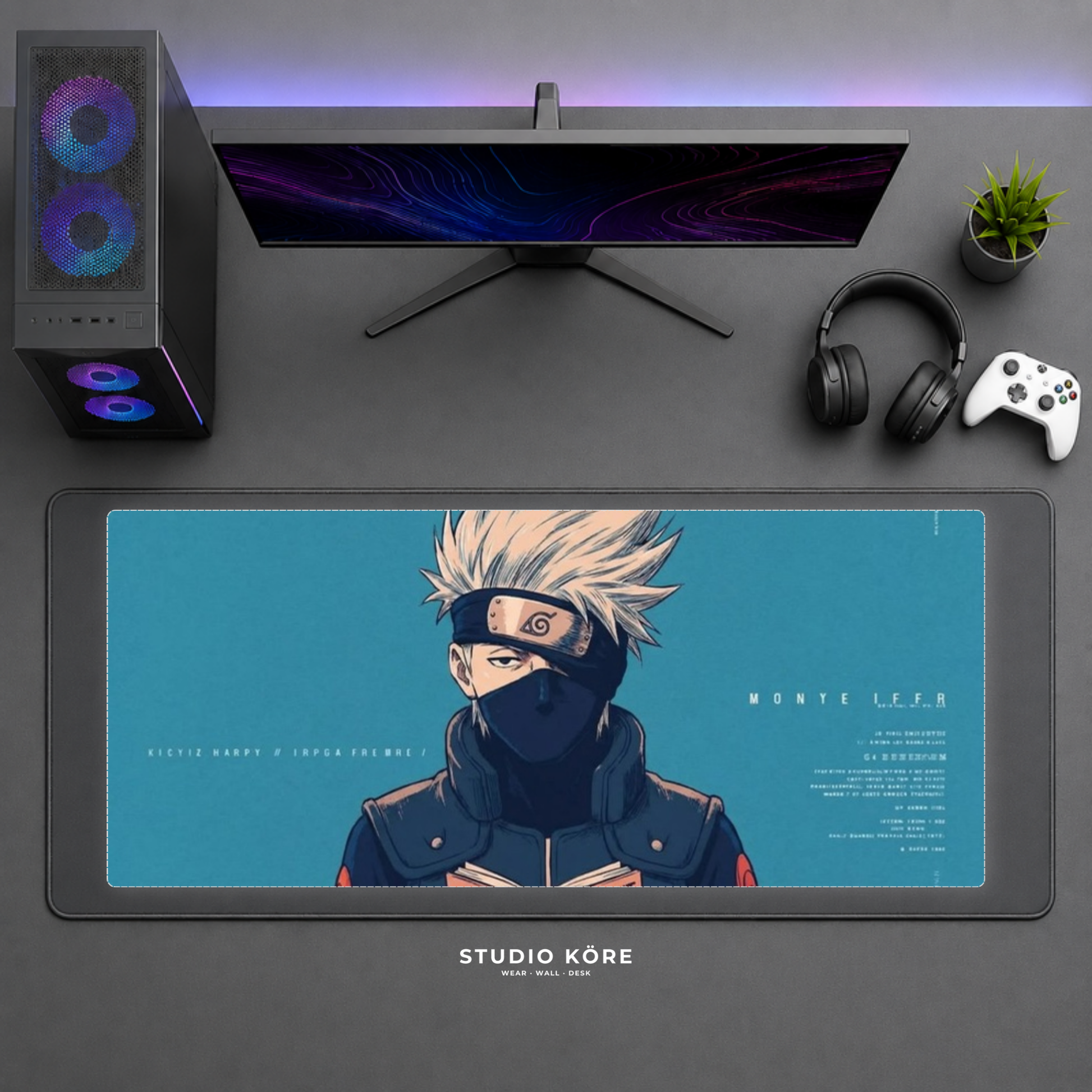 Mousepad Gamer XL Naruto diseño 12