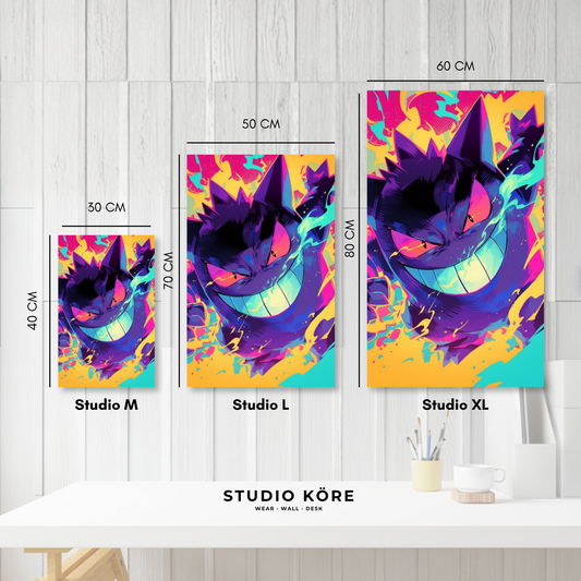 Cuadro decorativo vinilo adhesivo Pokémon diseño 13