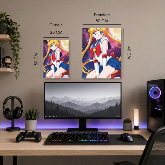 Poster Metalizado Sailor Moon Diseño 13