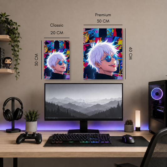 Poster Metalizado Jujutsu Kaisen Diseño 13 - Cuadro Decorativo Anime en Aluminio