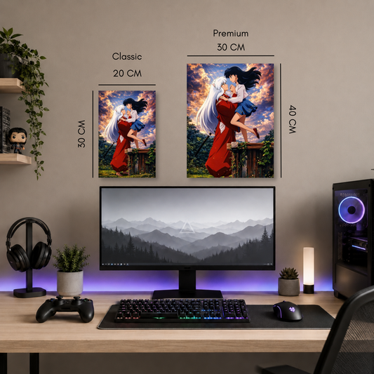 Poster Metalizado Inuyasha Diseño 13 - Cuadro Decorativo Anime en Aluminio