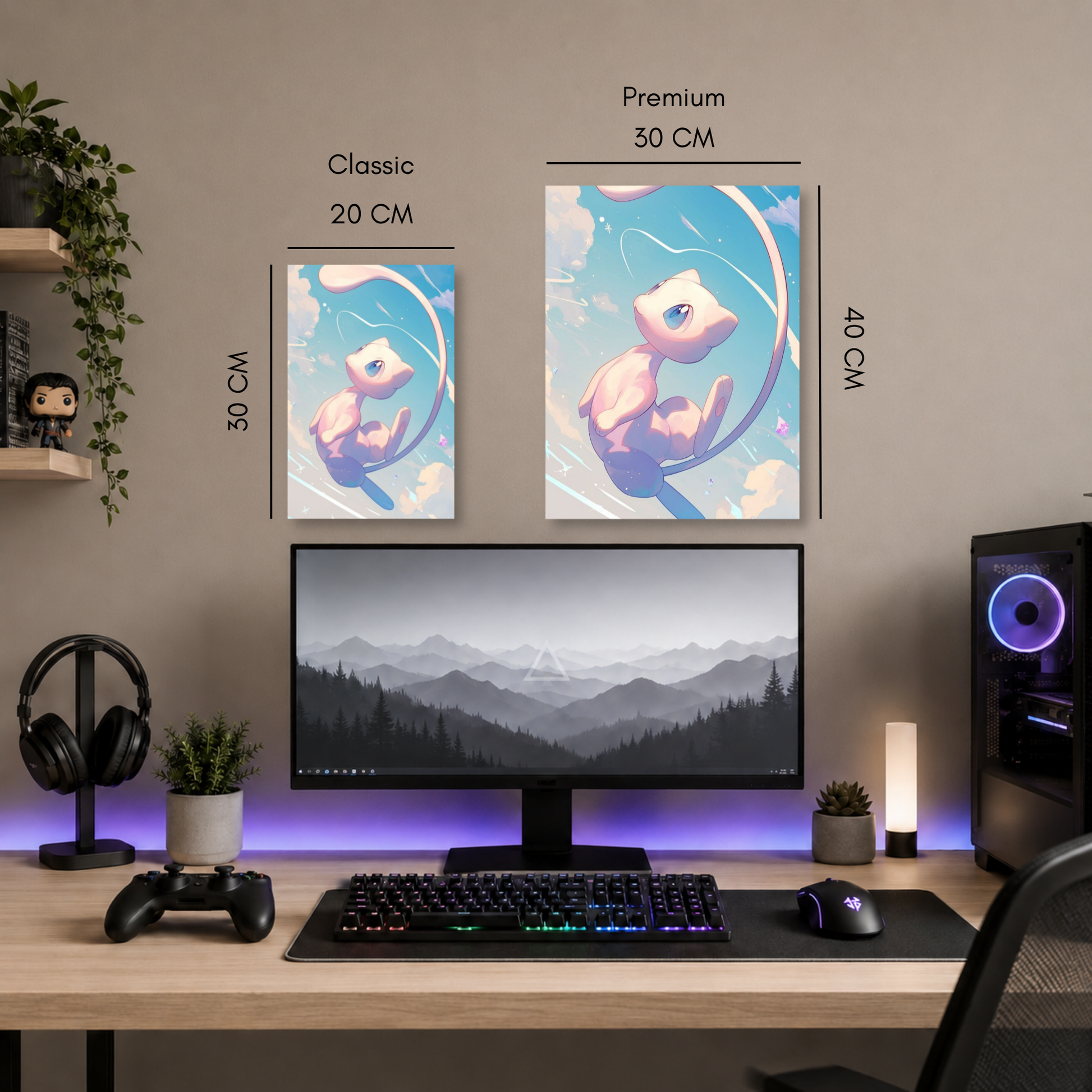 Poster Metalizado Pokémon Diseño 14