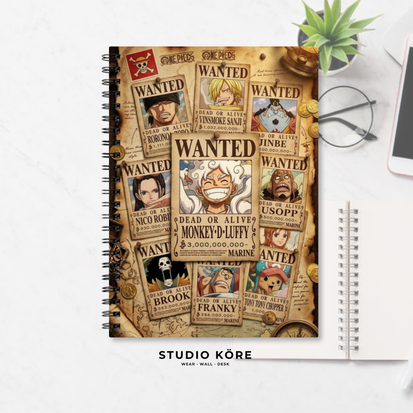Agenda Personalizada One Piece Diseño 14