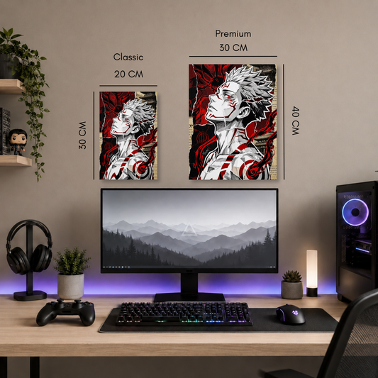 Poster Metalizado Jujutsu Kaisen Diseño 14 - Cuadro Decorativo Anime en Aluminio