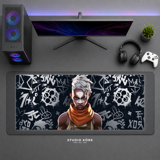 Mousepad Gamer League of Legends Arcane Diseño 15