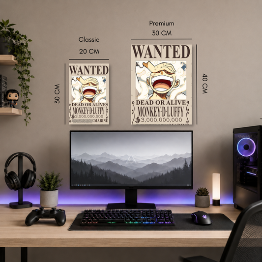 Poster Metalizado One Piece Diseño 16