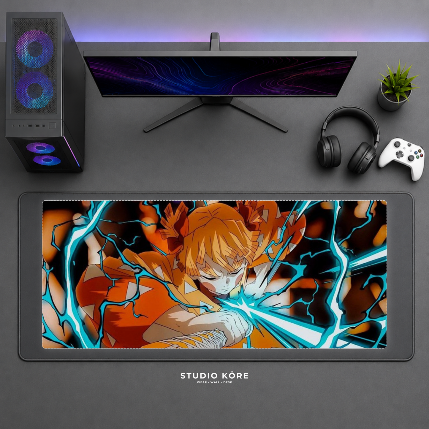 Mousepad Gamer XL Demon Slayer diseño 16
