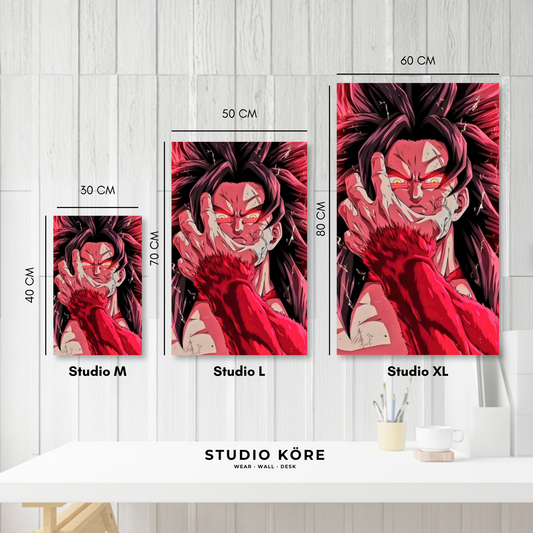 Cuadro decorativo vinilo adhesivo Dragon Ball diseño 16