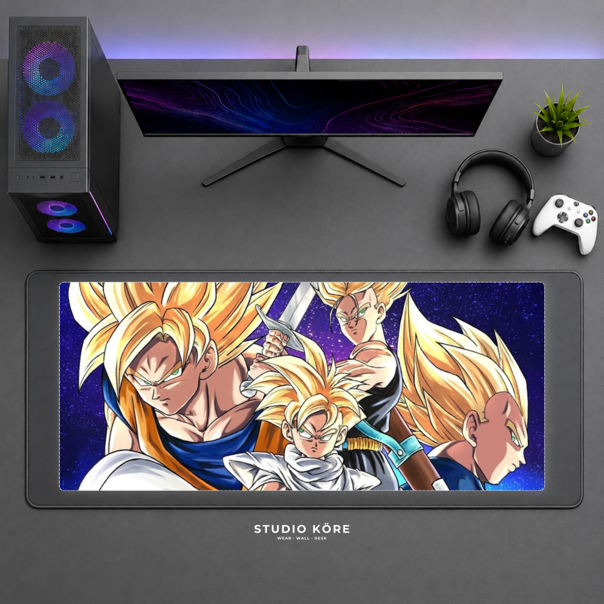 Mousepad Gamer XL Dragon Ball diseño 17