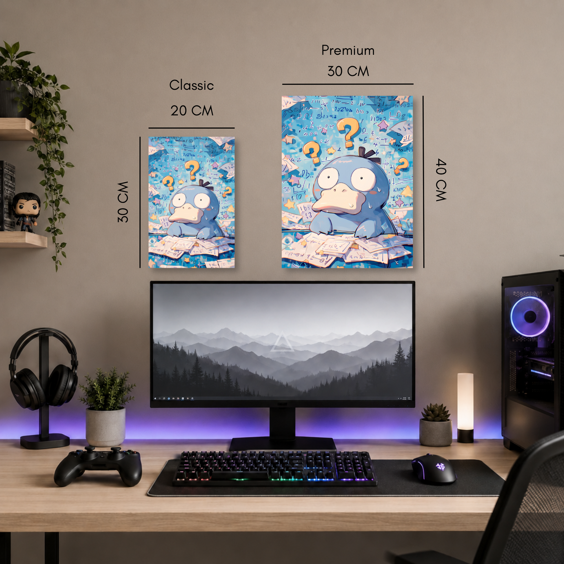 Poster Metalizado Pokémon Diseño 18