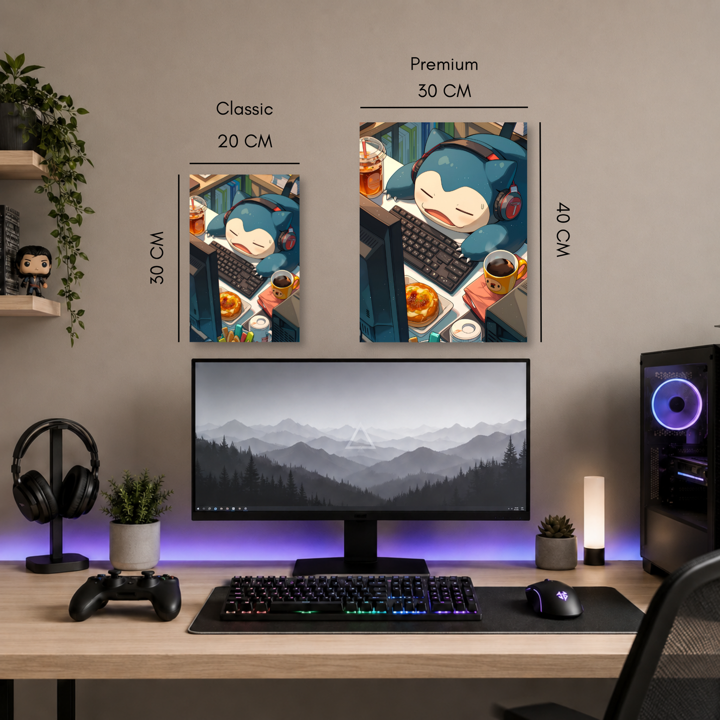Poster Metalizado Pokémon Diseño 19